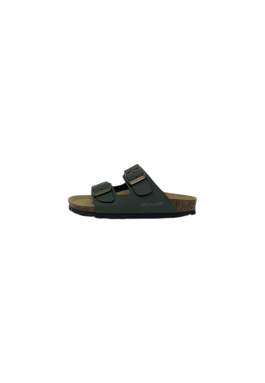 Ciabatta GRUNLAND Junior LUCE CB1537-40 OLIVA Bambino