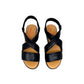 Sandalo con zeppa The Flexx SCOTT TOO-SOFTY I3513.09 BLK donna