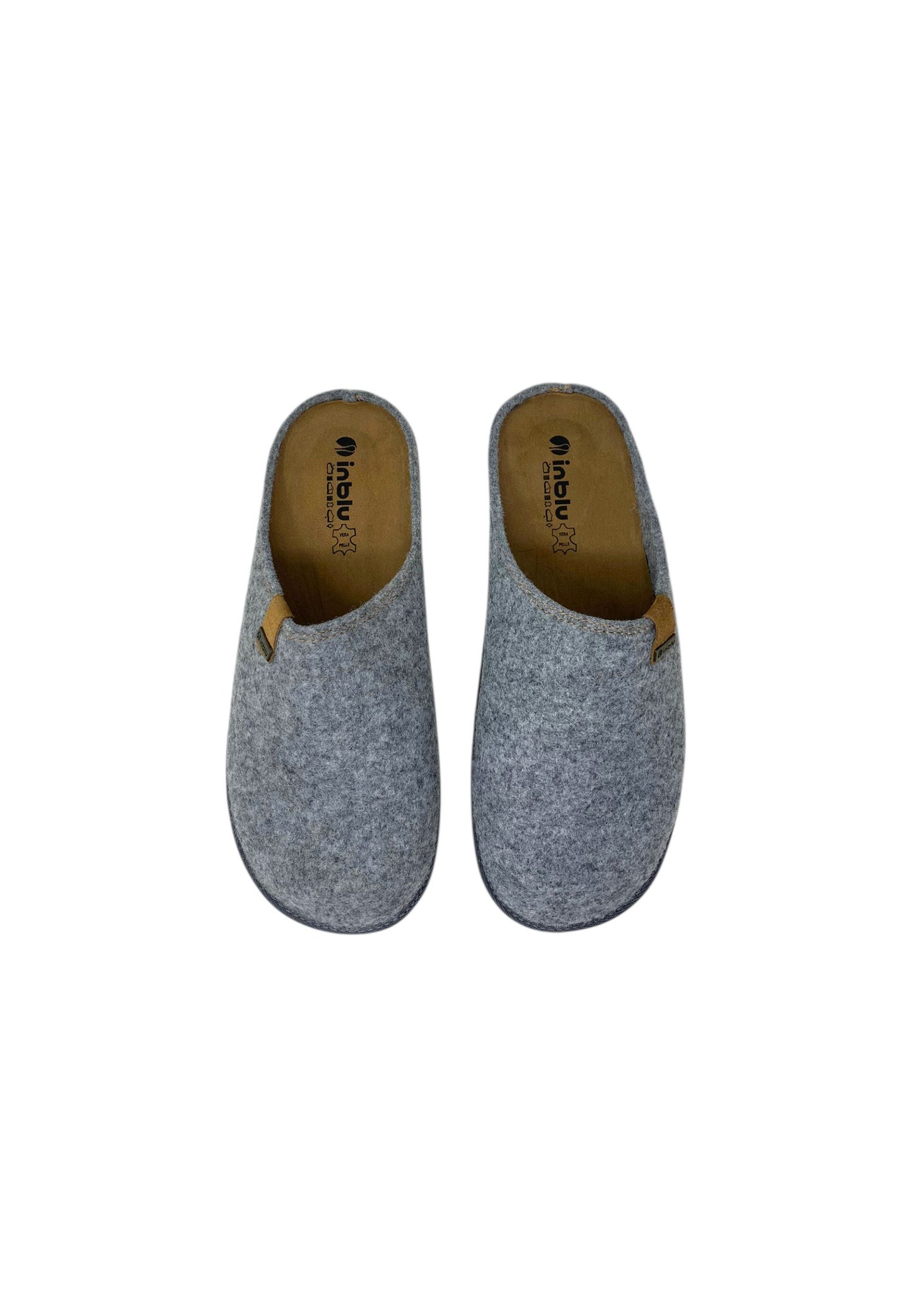 Pantofola INBLU SI000001 ARGENTO uomo