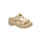 Sandali Crocs Brooklyn Knot Sky Sandal 212011-205 Beige donna