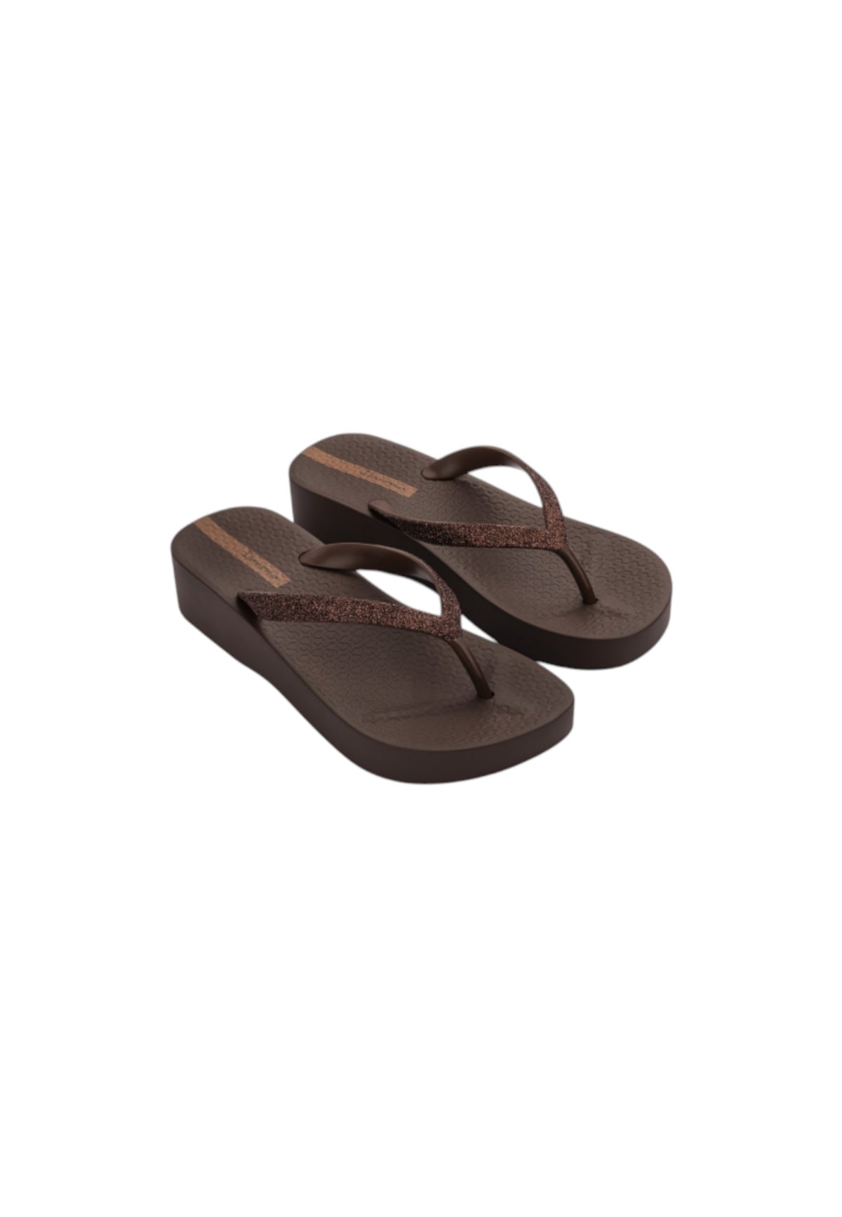 Ciabatta infradito IPANEMA MESH CHIC PLAT 83386 BP605 BROWN/GLITTER donna