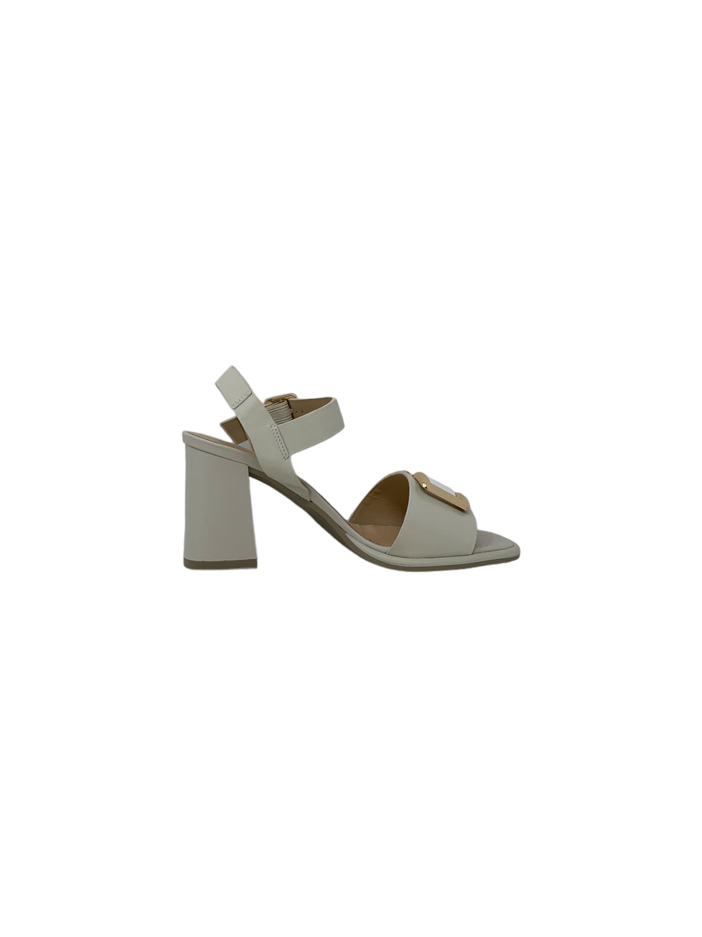 Sandalo con tacco FASCINO DONNA 33413-E3 AVORIO BIANCO donna