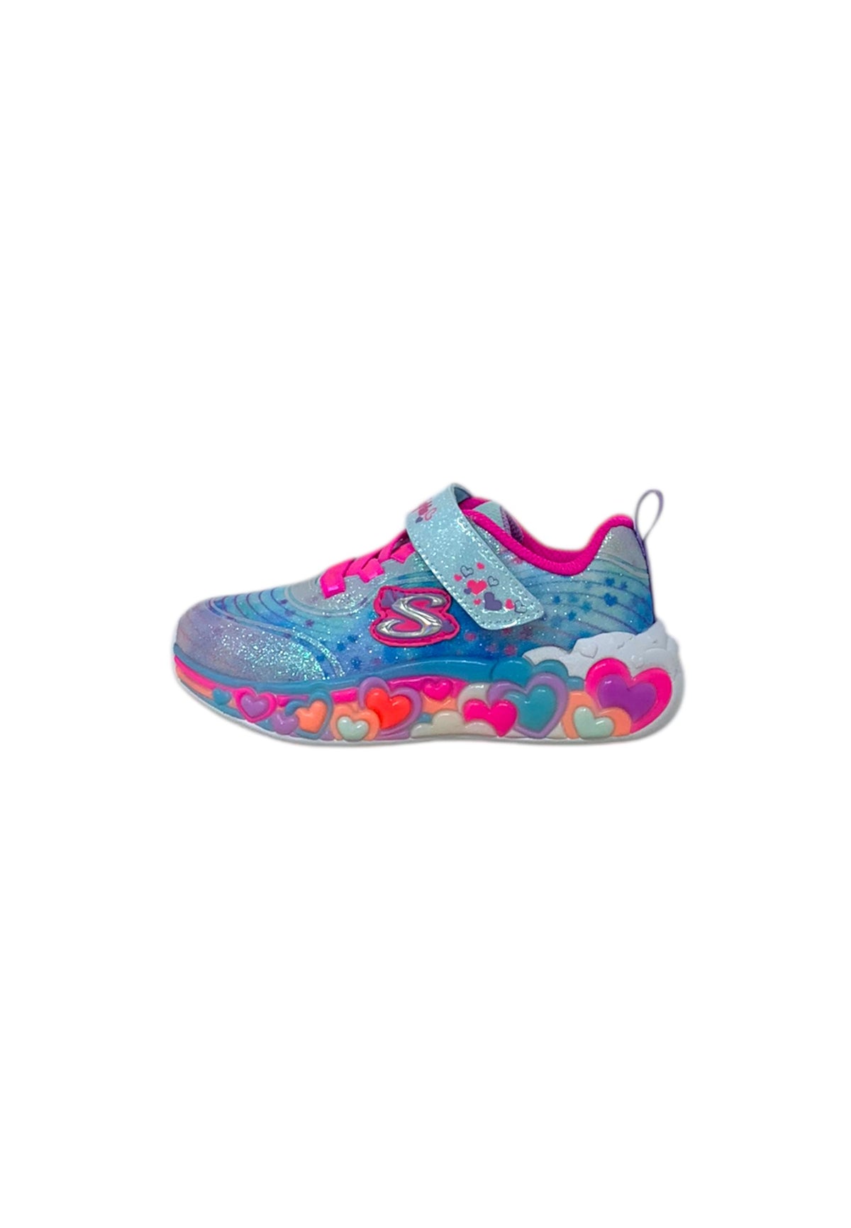 Sneakers SKECHERS S-lights - ETERNAL HEART LIGHTS 302696/LBMT bambina