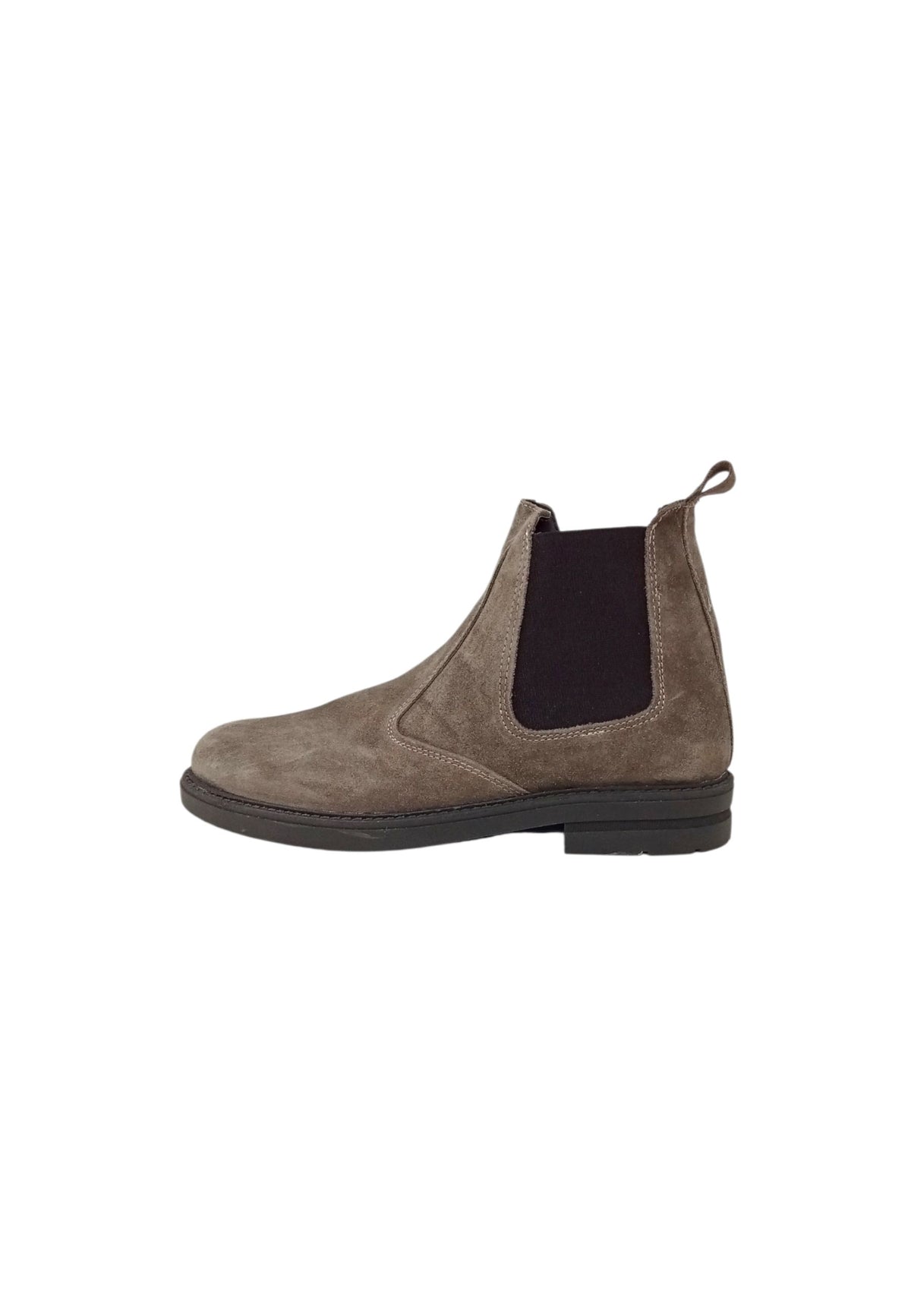 Italia Leone Stivaletto chelsea 0870 camoscio taupe uomo inv