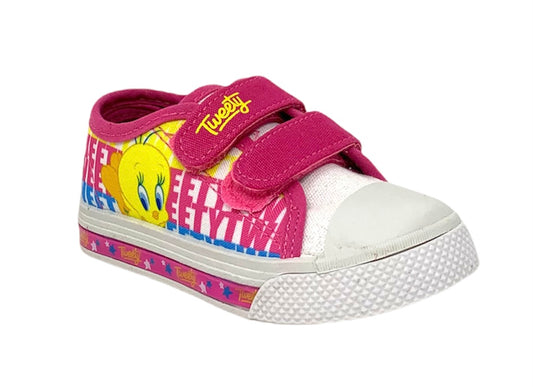Scarpa tela bassa con luci DISNEY W3020015T FUXIA bambina