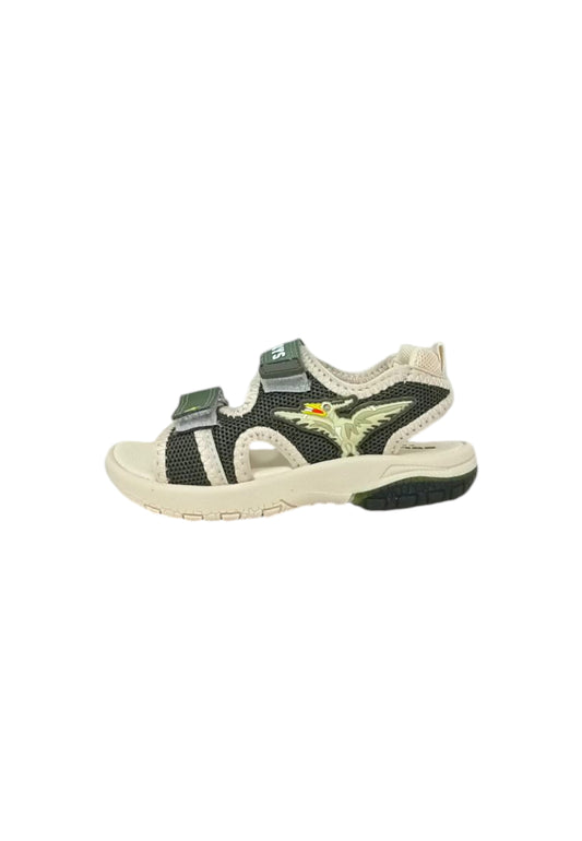 Sandali con luci BullBoys PTERODATTILO DNCL4534 VERDEGIUNGLA Bambino