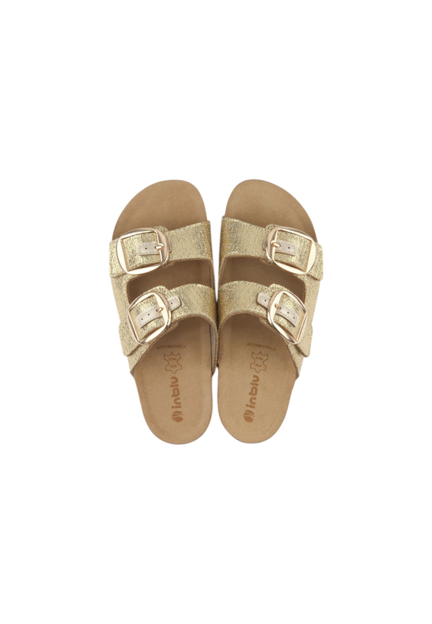 Ciabatta INBLU NM000043 SABBIA donna