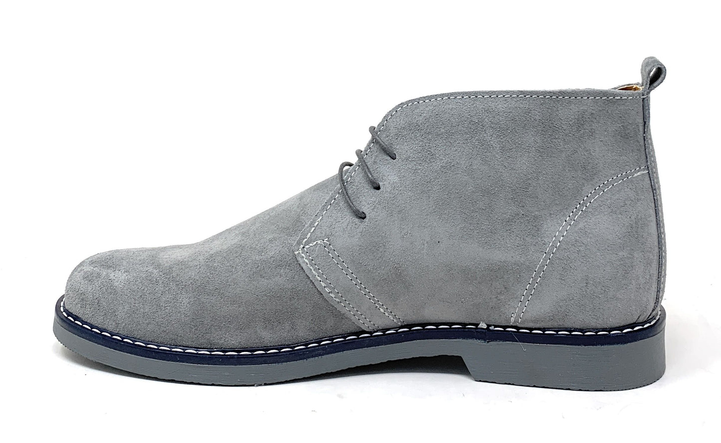 Scarpa modello polacchina BKS 1312 GRIGIO uomo