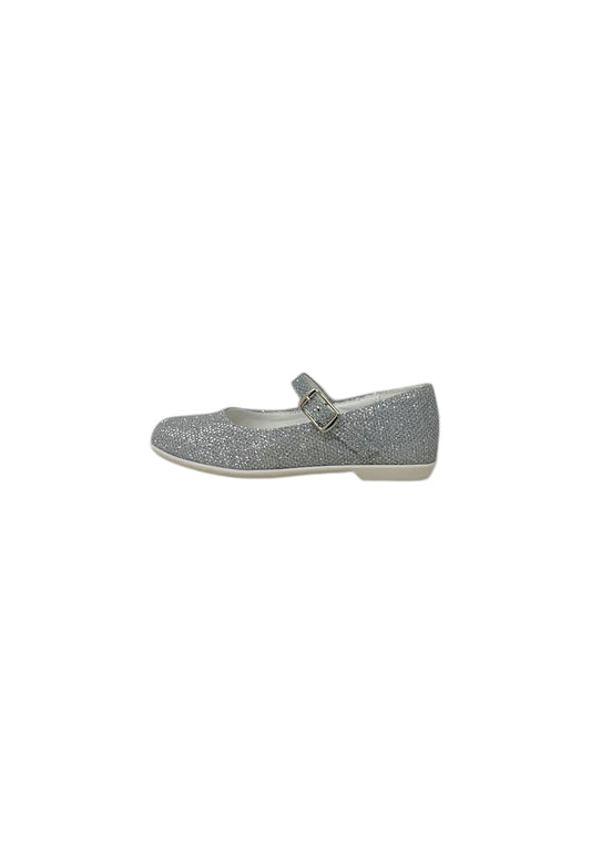 Italia Leone Ballerine Vittoria Glitter Argento bambina/ragazza
