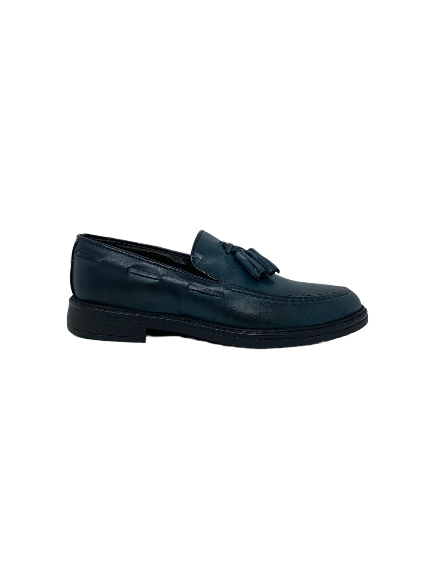 Mocassino BKS 0489 PELLE BLU uomo