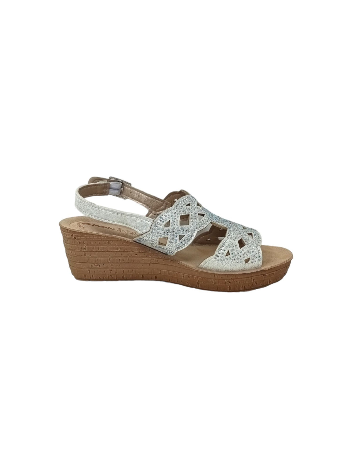 SANDALI INBLU GM000044 BIANCO DONNA