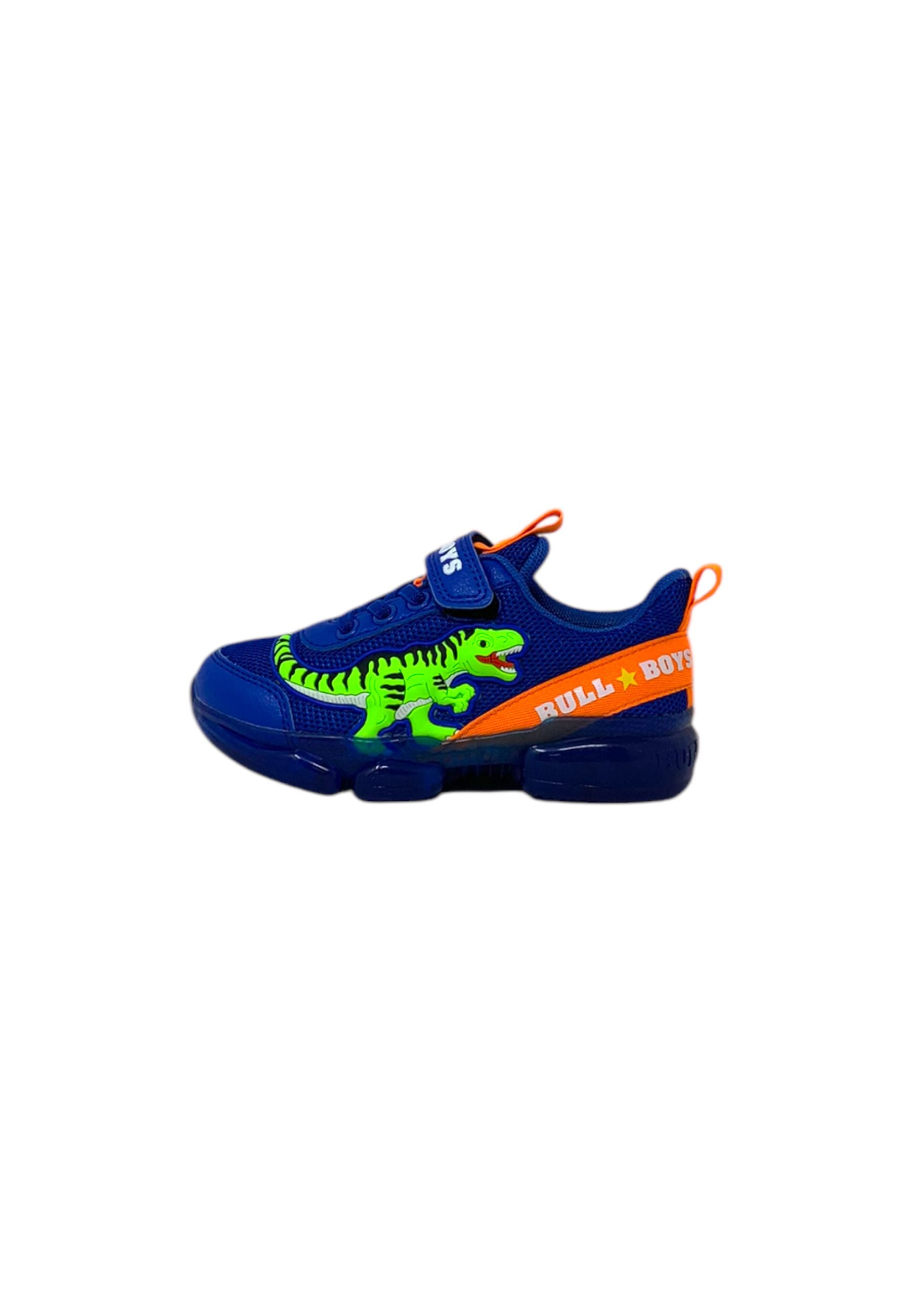 Bull Boys DNAL3360 Sneakers dinosauro Spinosauro con luci Bull Boys DNAL3360 Sneakers dinosauro Spinosauro con luci
