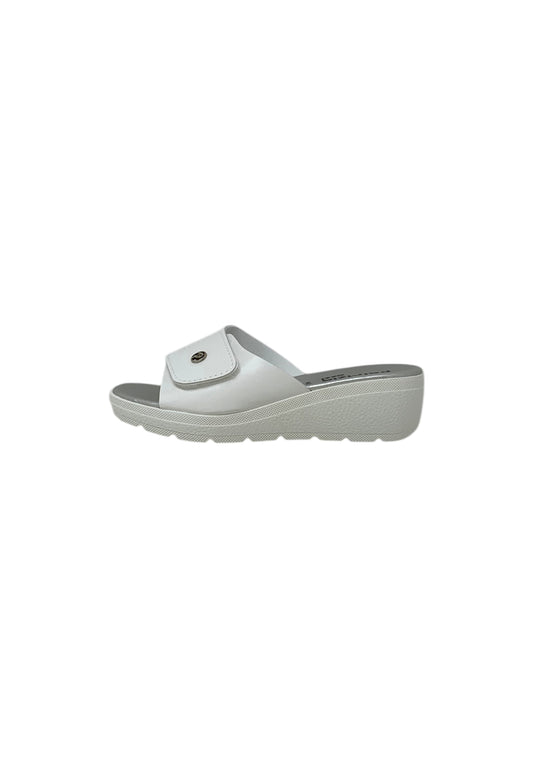 Ciabatta PATRIZIA AZZI 471/F BIANCO donna