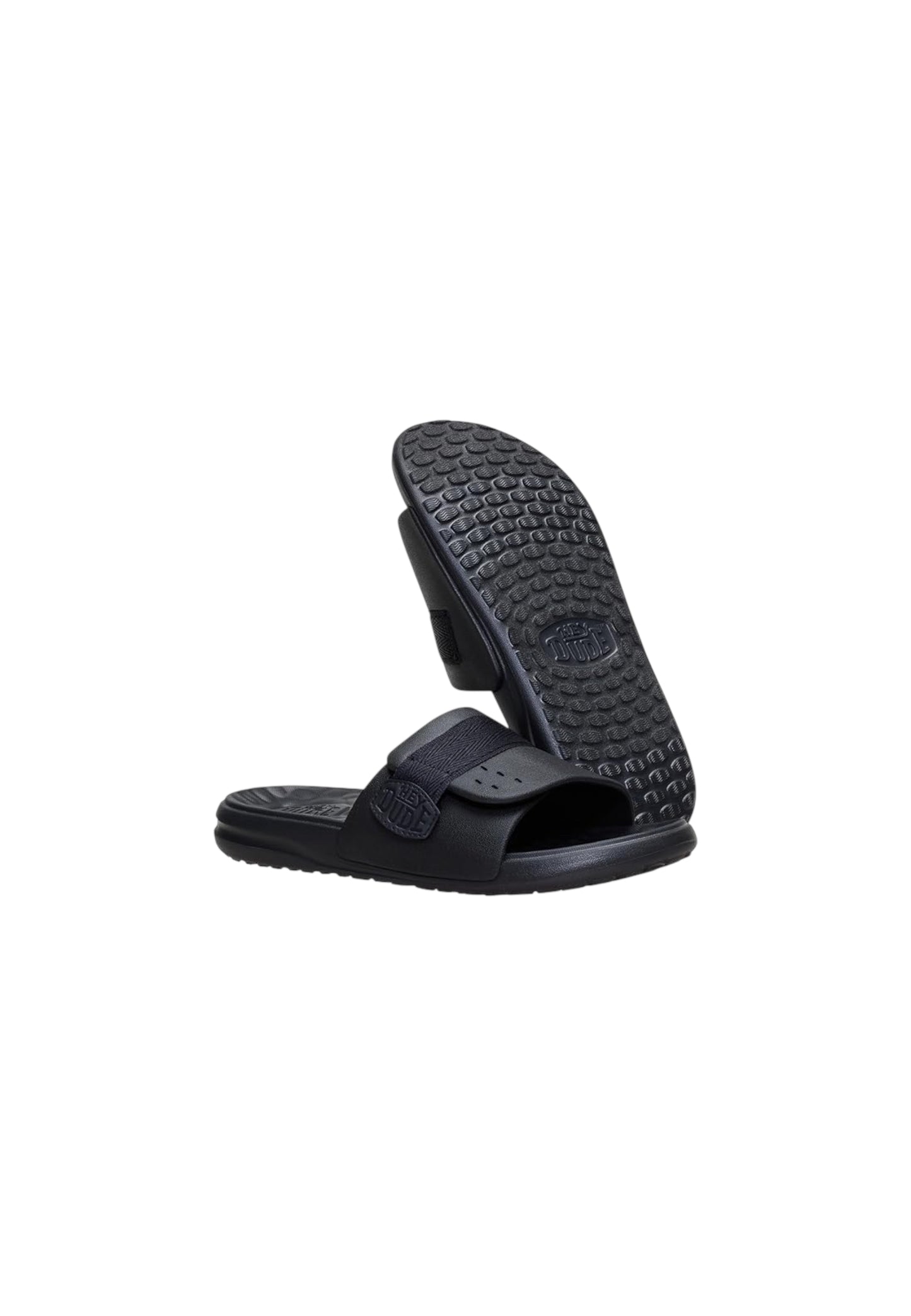 Ciabatta HEYDUDE WAVE ALT SLIDE 45261-097 black/grey Uomo