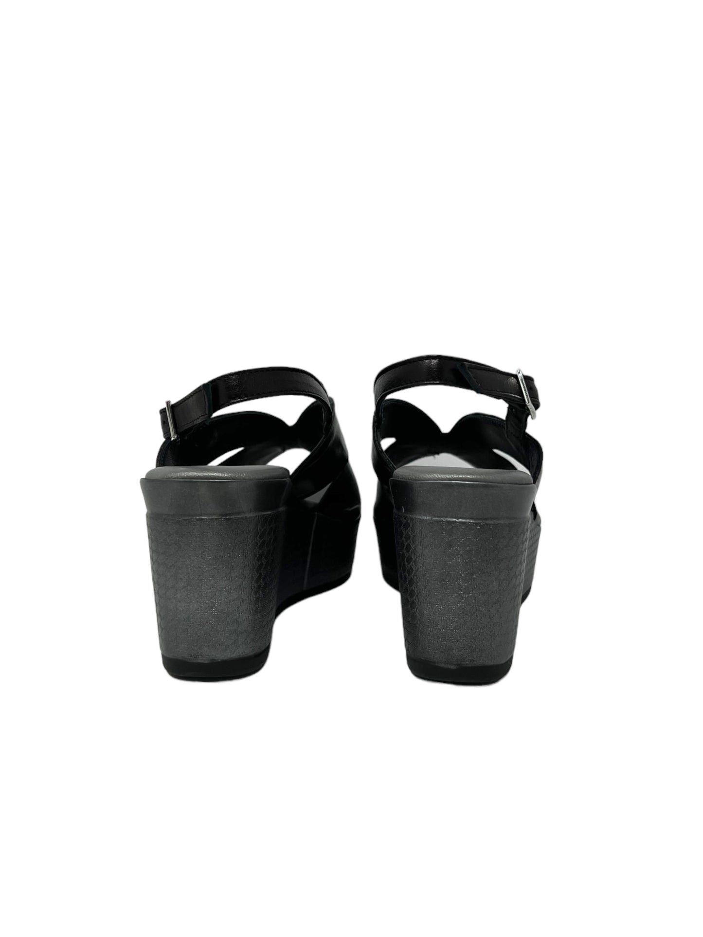 Sandalo con zeppa SOFFICE SOGNO 2314 NERO donna