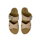 Ciabatta INBLU PK000045 SABBIA donna