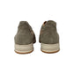 Italia Leone Sneaker taupe camoscio 7002 est uomo