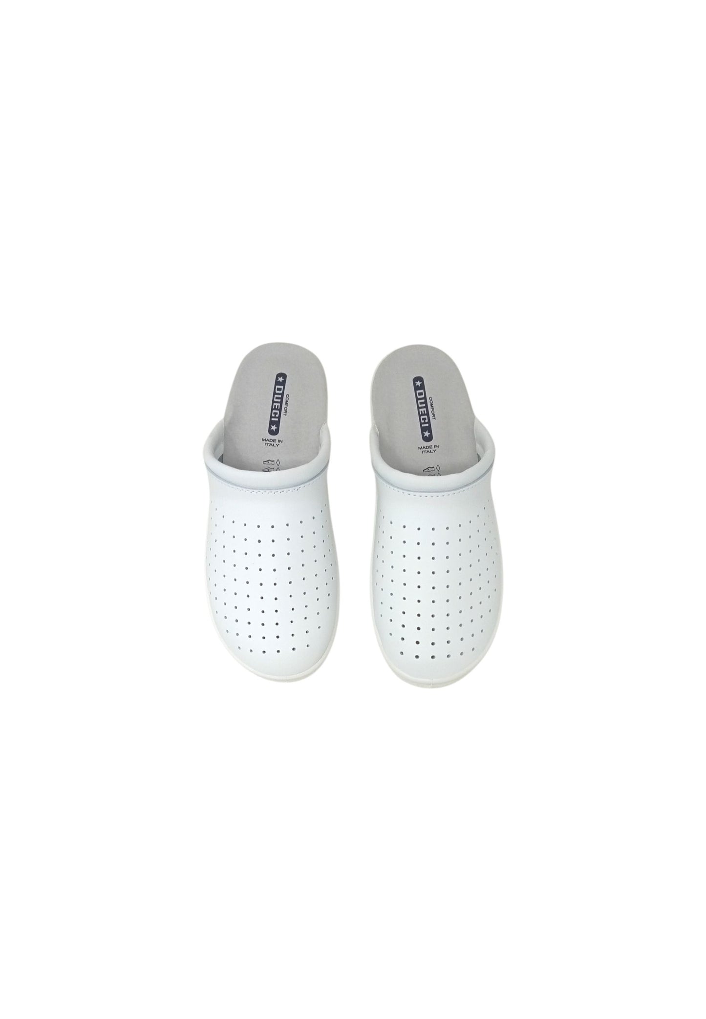 Italia Leone Ciabatta sanitaria chiusa bianca Unisex