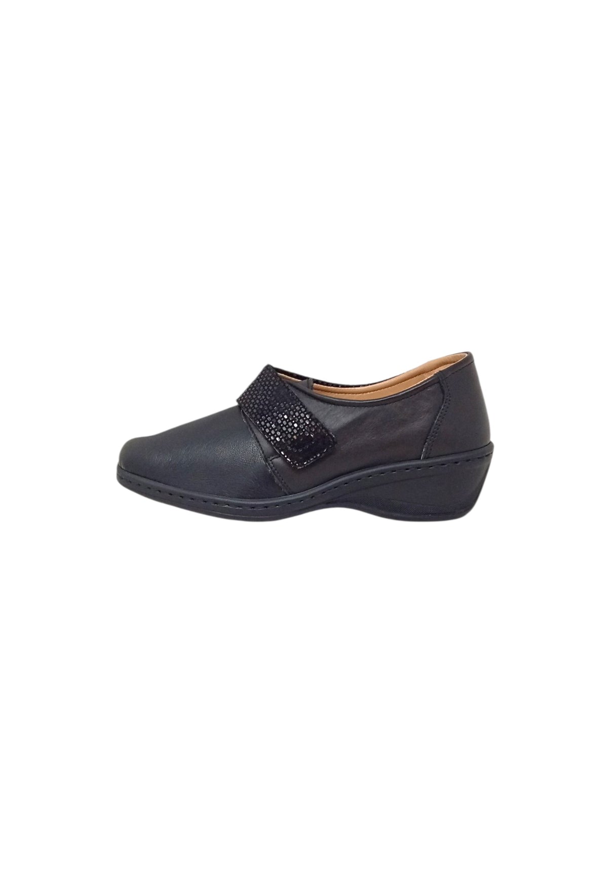 Scarpa elasticizzata linea comoda Stile Di Vita 543005-SDV NERO Donna