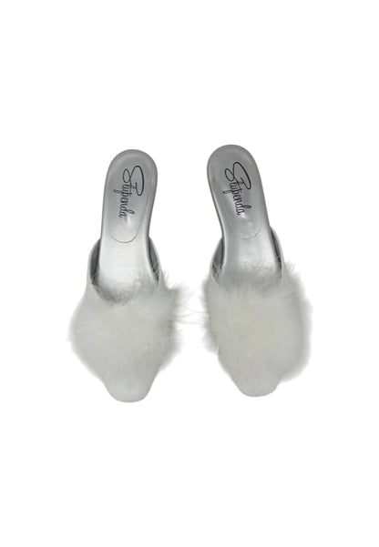 Pantofola da donna 13 BIANCO Sposa