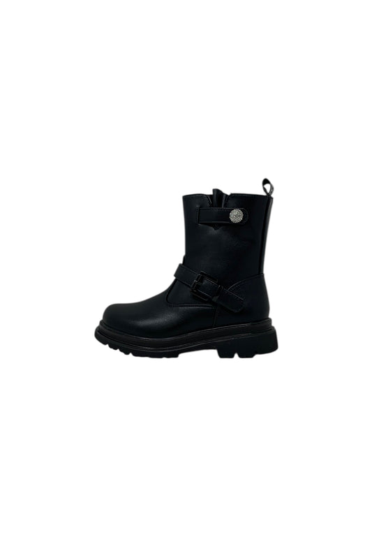 Stivaletto ASSO AG-17630 BLACK bambina/ragazza
