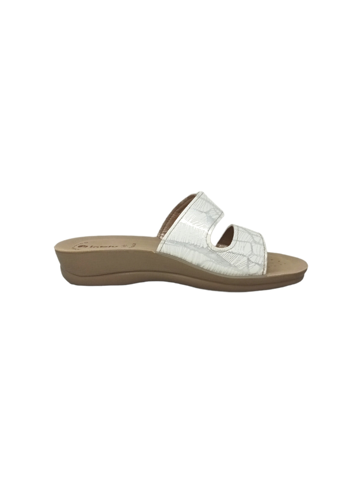 Ciabatta INBLU VR000060 BIANCO donna
