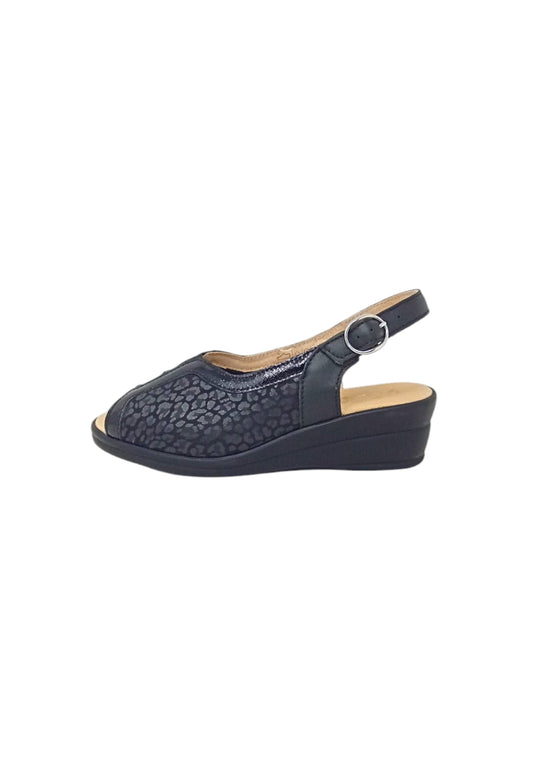 Sandali Linea comoda STILE DI VITA 8113 NERO Donna