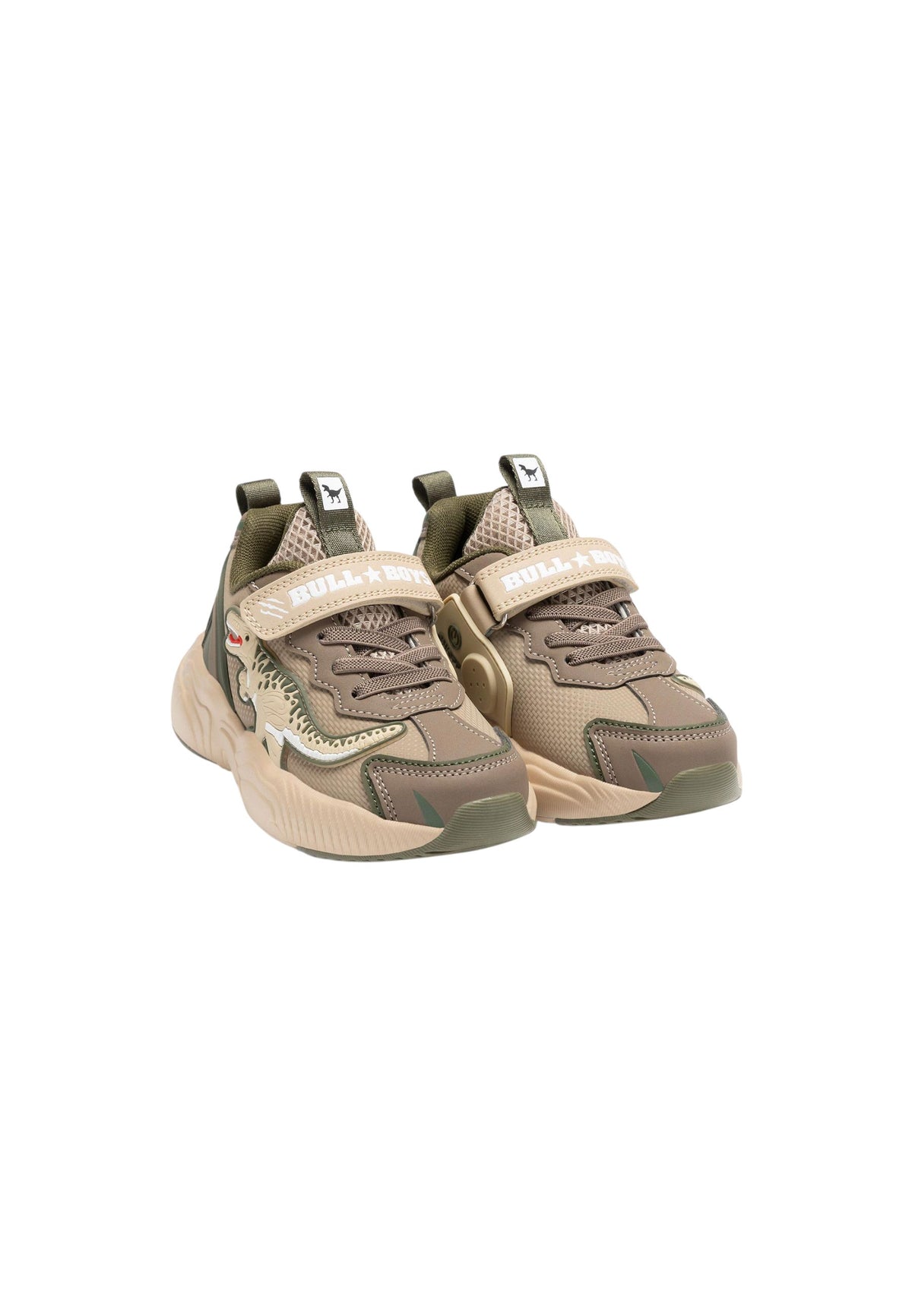 Sneaker BULL BOYS T-REX DNAR5103 BEIGE Bambino
