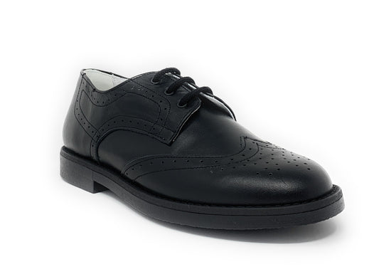 Scarpa modello francesina Primi Giorni 300 VITELLO NERO bambino e ragazzo