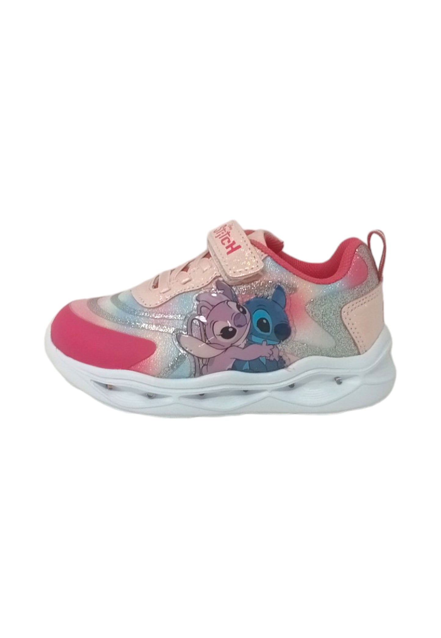 Sneaker con luci Silver Lilo & Stitch  D6020038T PINK Bambina