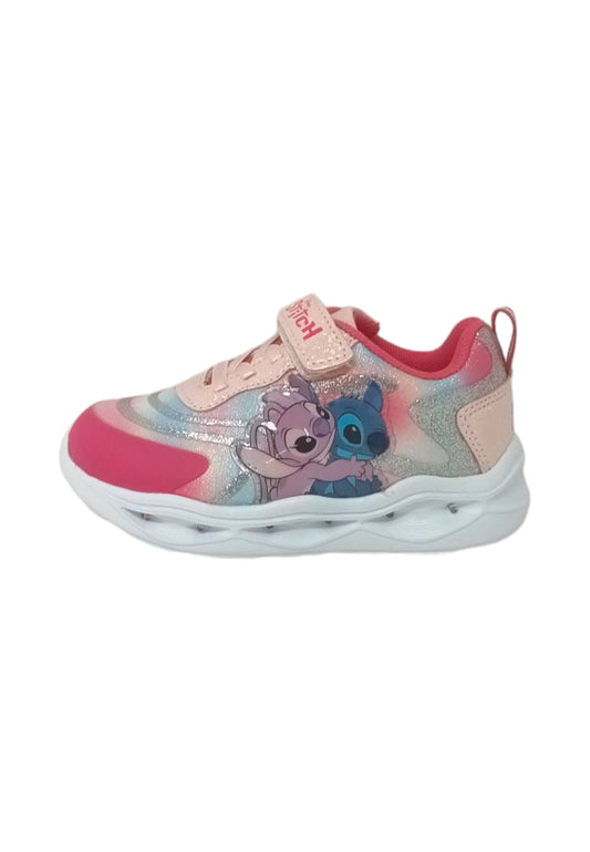 Sneaker con luci Silver Lilo & Stitch  D6020038T PINK Bambina
