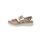 Sandali Linea Comoda Stile di Vita 540035-SDV BEIGE/PLATINO Donna