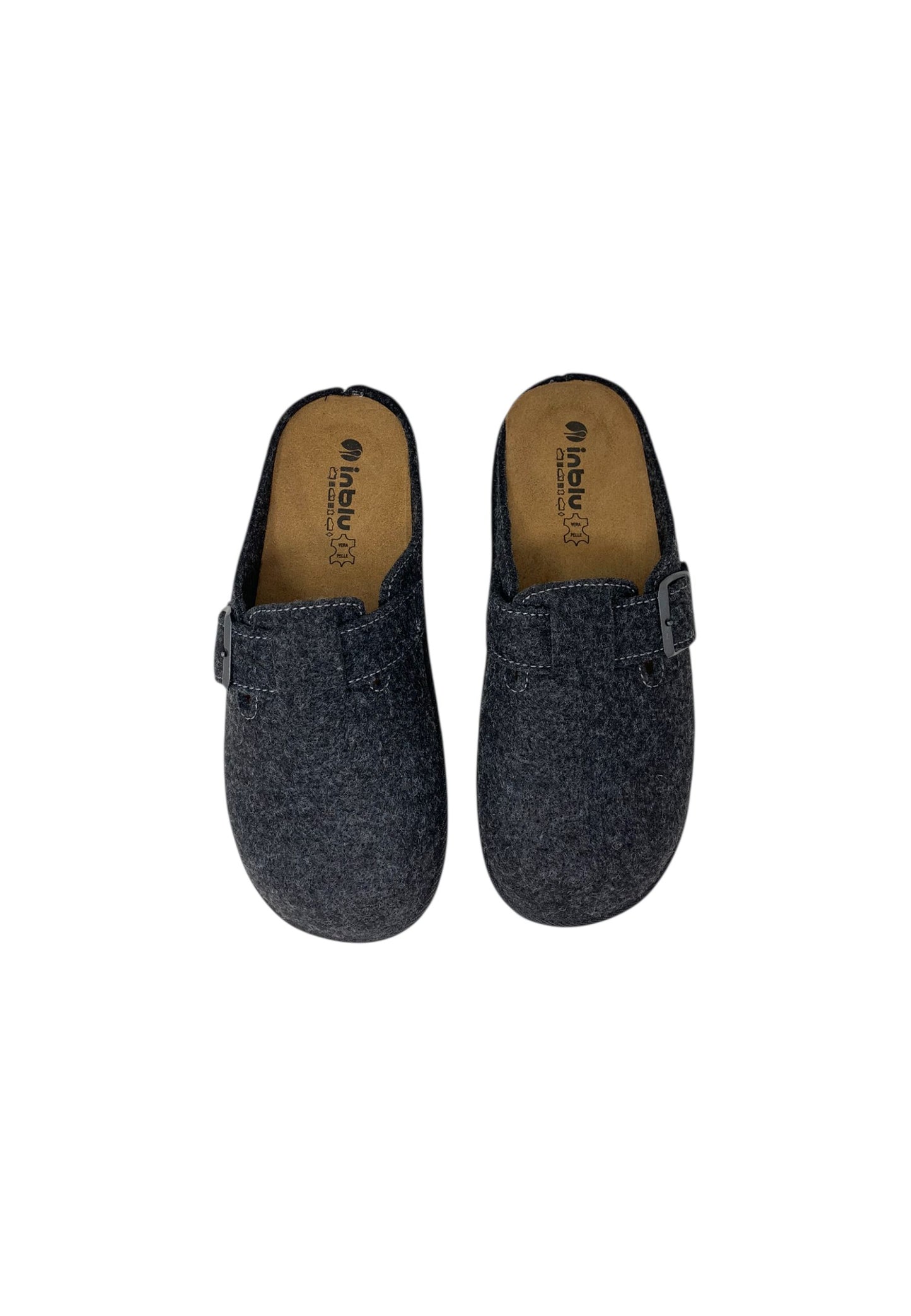 Pantofola INBLU SI000019 GRIGIO uomo