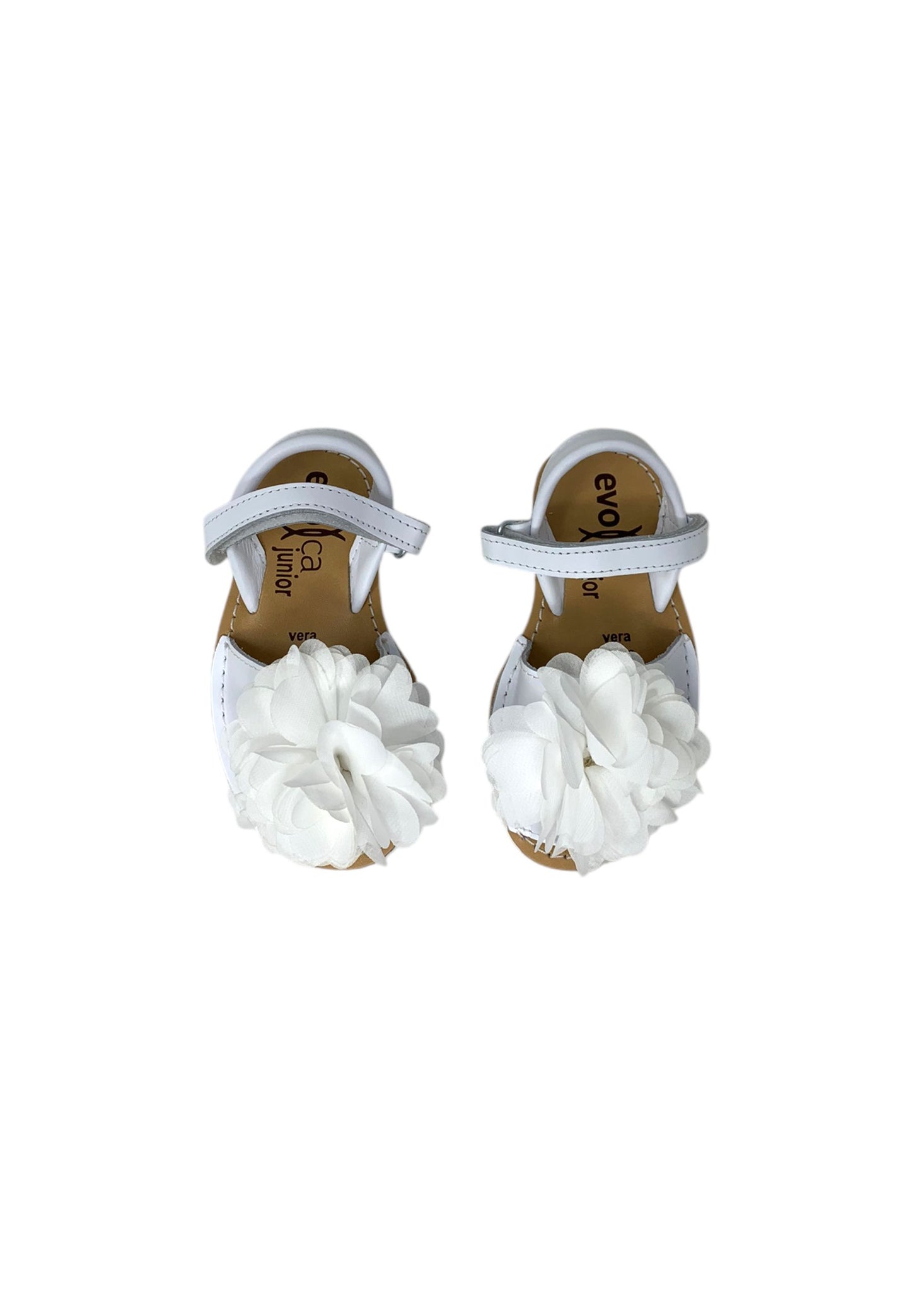 Minorchina JOLLY NUVOLA NAPA BLANCO/LAZO BLANCO bambina
