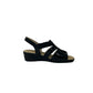 Sandalo linea comoda Stile Di Vita 8380 Nero Donna
