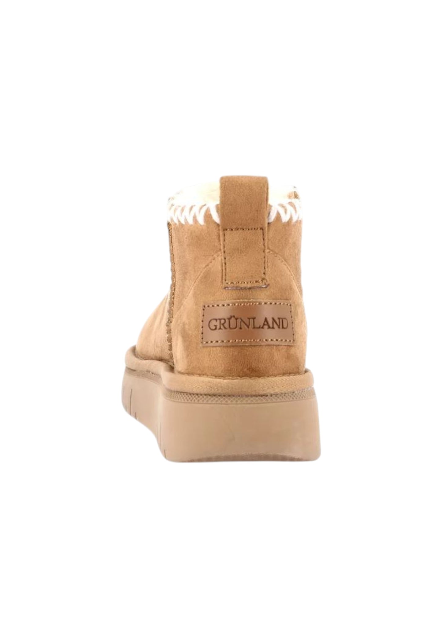 Stivaletto con pelliccia GRUNLAND JR CLIK PO0051-I4 CUOIO bambina