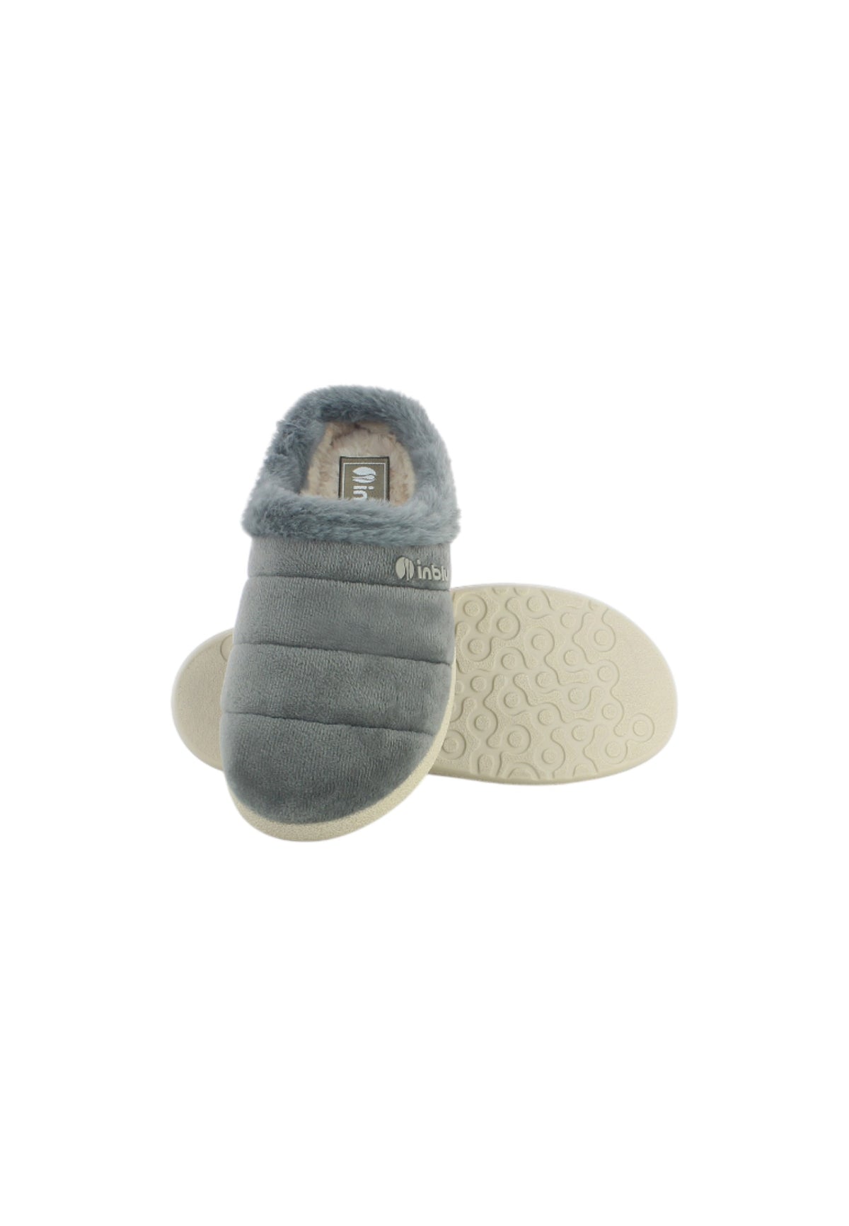 Pantofola INBLU FZ000001 ARGENTO donna