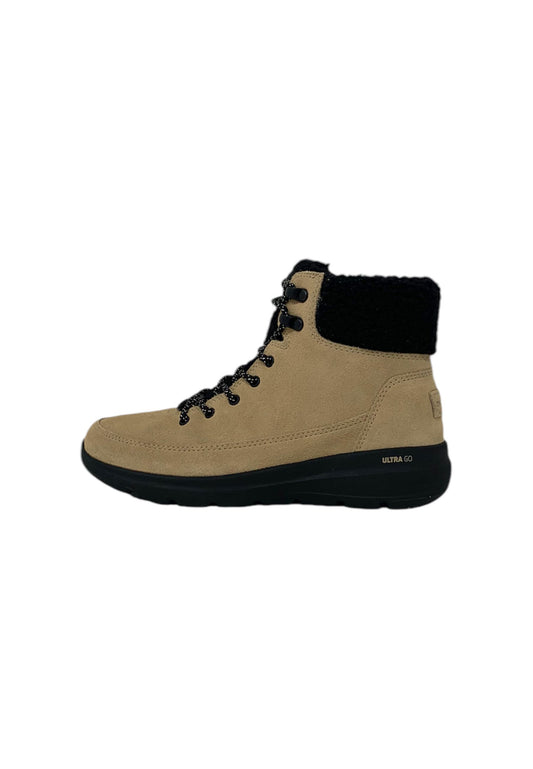 Stivale SKECHERS On-The-GO Glacial Ultra - Woodlands 16677/NTBK Donna