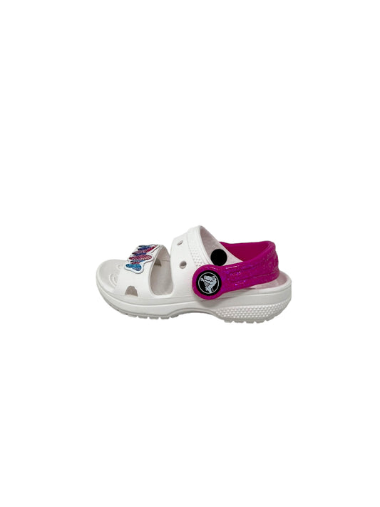 Sandalo CROCS 207803-100 white/pink Bambina