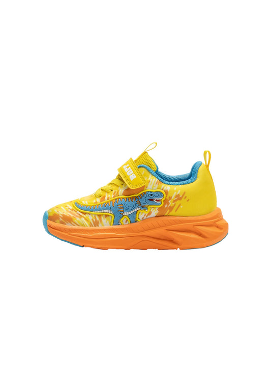 Sneakers luminose Bull Boys Explorator Rex DNAL5155 GIALLO Bambino