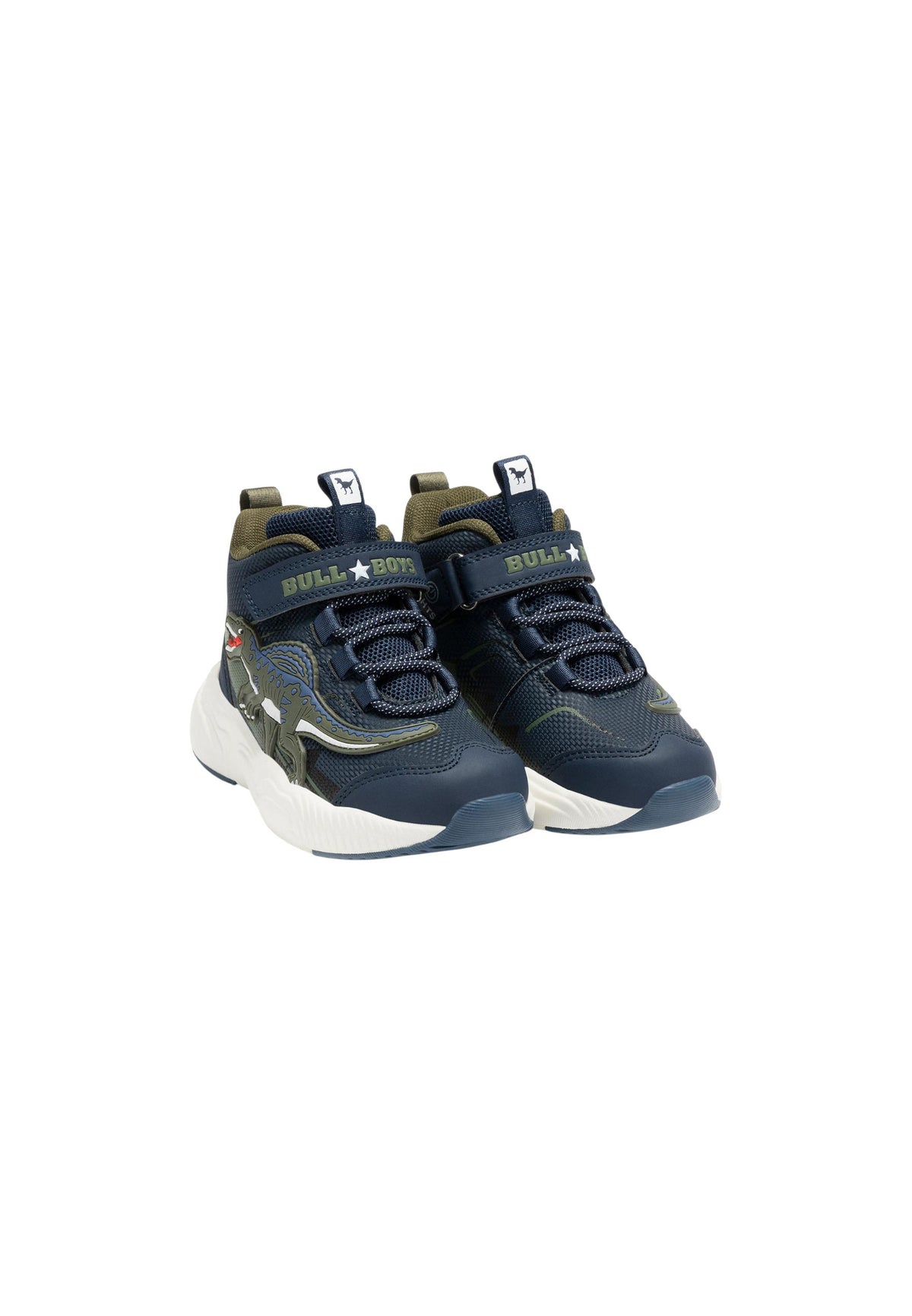 Sneakers luminose BULL BOYS DNAL5101 BLU SPINOSAURO MID Bambino