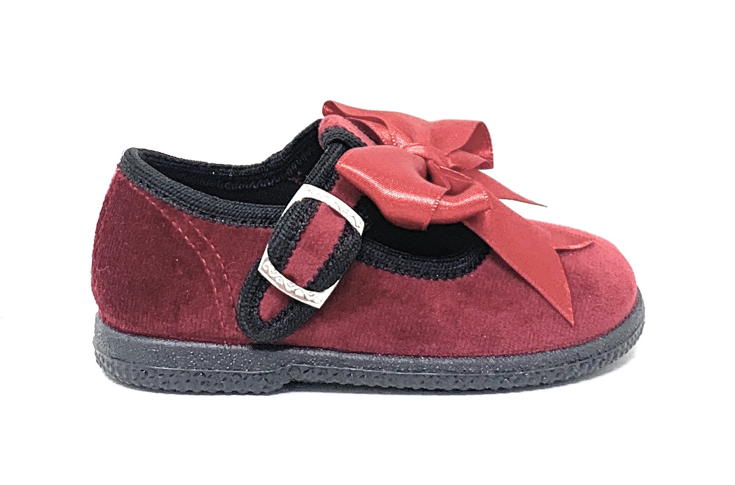 Scarpina DXO Vigevano B19 VELVETROSSO bambina