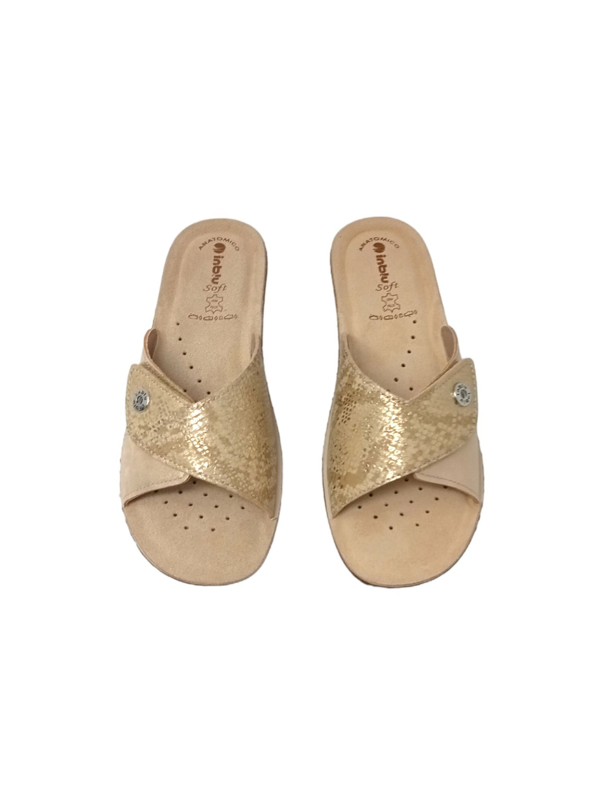 Ciabatta INBLU 26000079 SABBIA donna