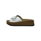 Ciabatta INBLU PK000038 BIANCO donna