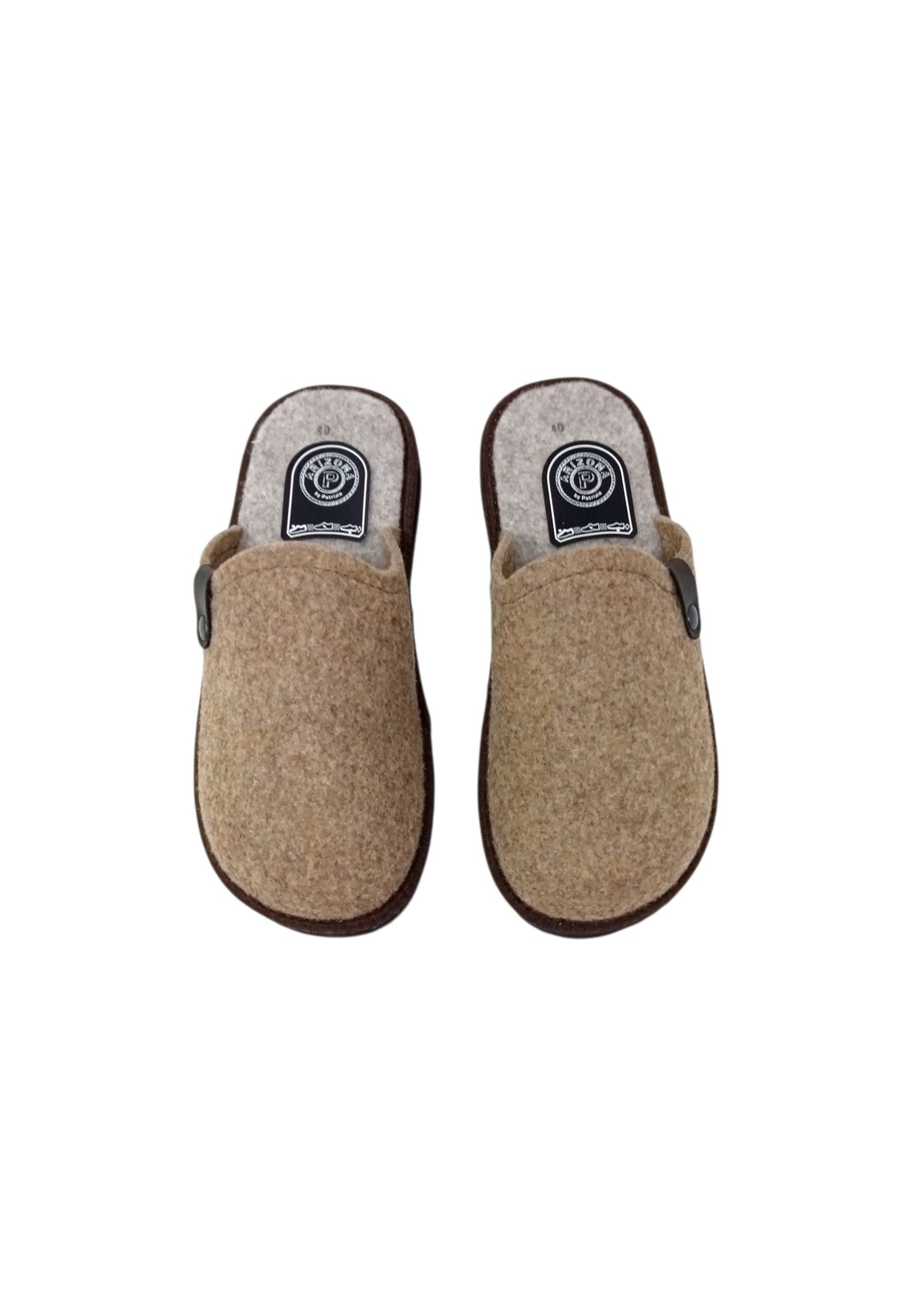 Pantofola  ARIZONA PATRIZIA MI57 FANGO/T.MORO uomo