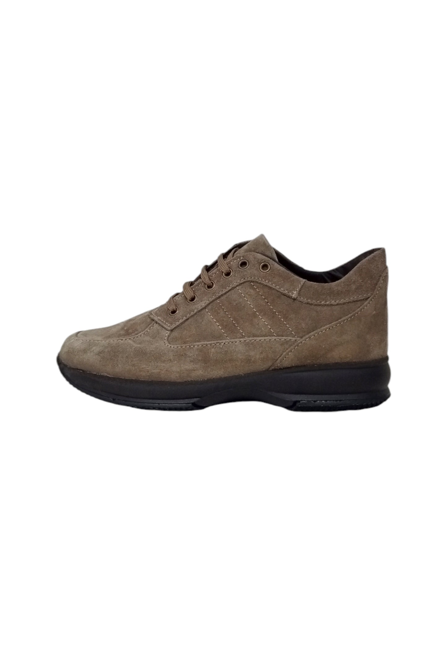 Italia Leone Sneaker taupe camoscio 7002 uomo