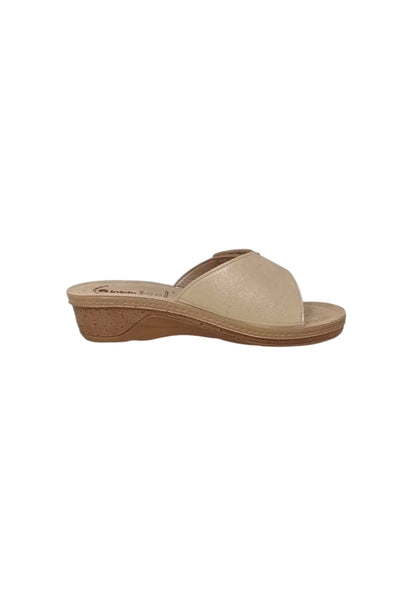 Ciabatta INBLU PV000008 SABBIA donna