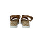 Sandalo con zeppa FASCINO DONNA 50259-E3 CUOIO donna
