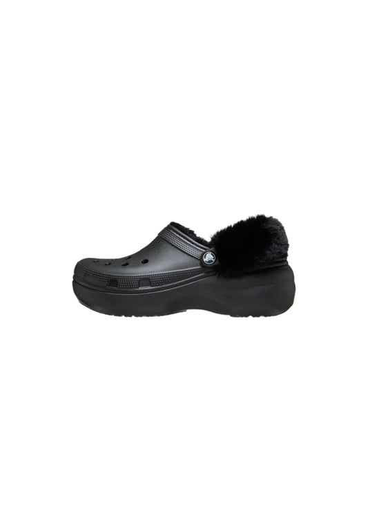 Classico CROCS con pelliccia PLATFORM FUZZ LINED CG 212854-001 donna