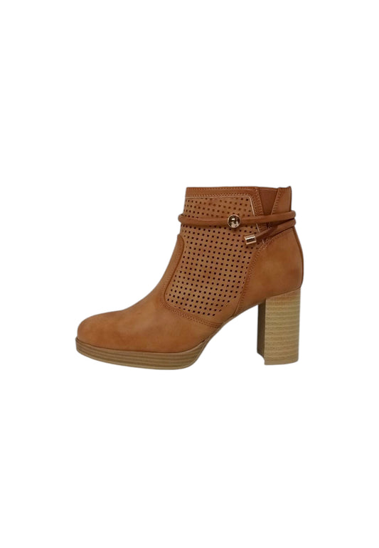 Stivaletto con tacco GALIA H2732-7 CAMEL donna